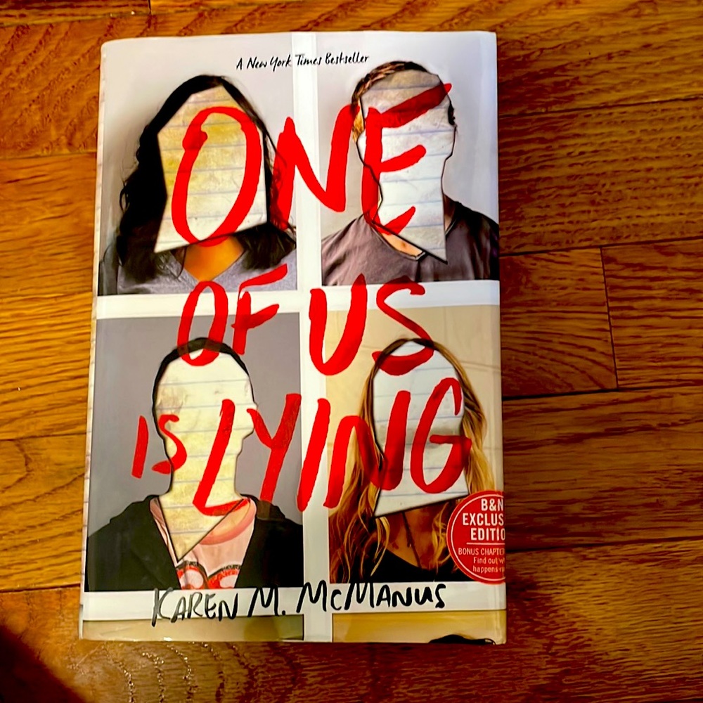 Book Addictive thriller, Called “ One of us is Lying” by Karen M. McManus